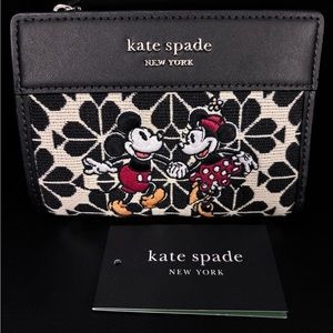 Kate Spade Disney Mickey Minnie Bifold Wallet